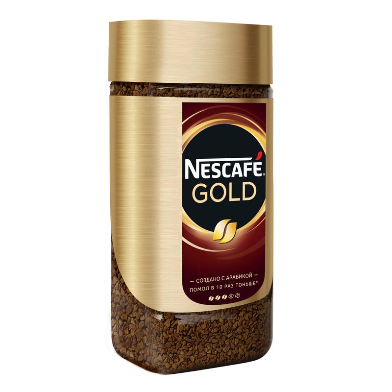 фото Кофе nescafe gold молотый в растворимом 190 г