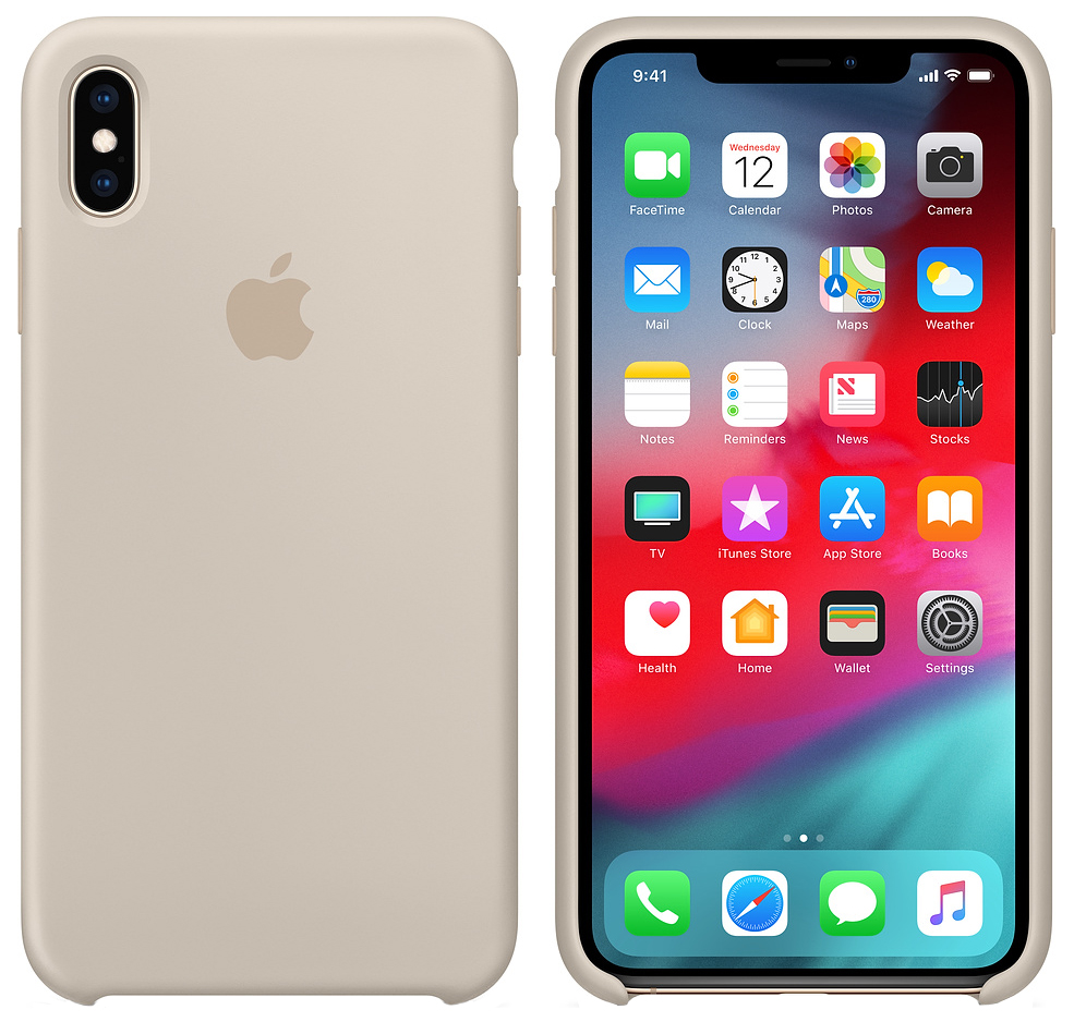 

Кейс для iPhone Apple XS Max Silicone Case Камень, MRWJ2ZM/A