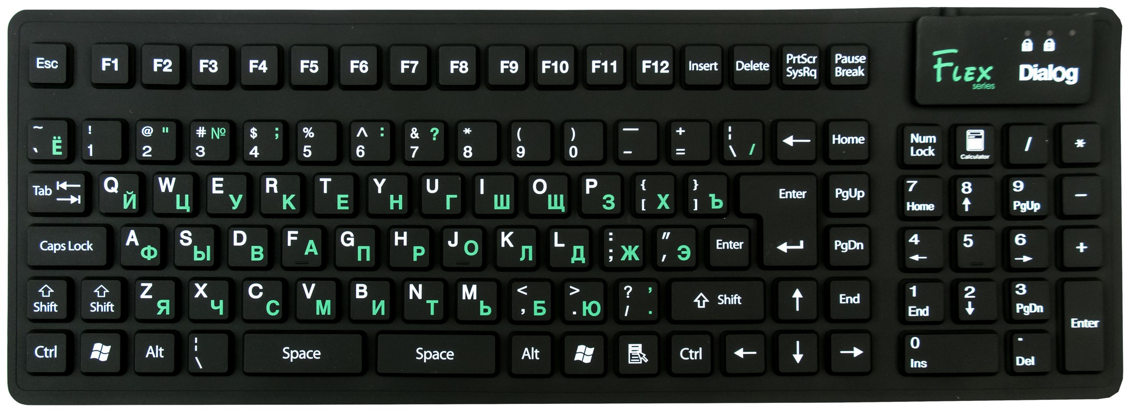 Клавиатура Dialog Flex KFX-03U Black