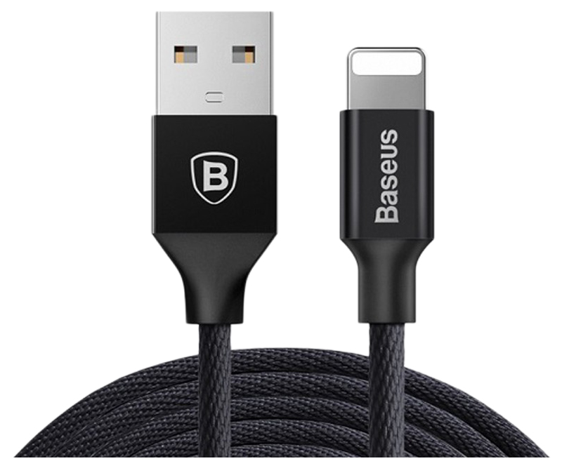 фото Кабель baseus lightning 1.2м black