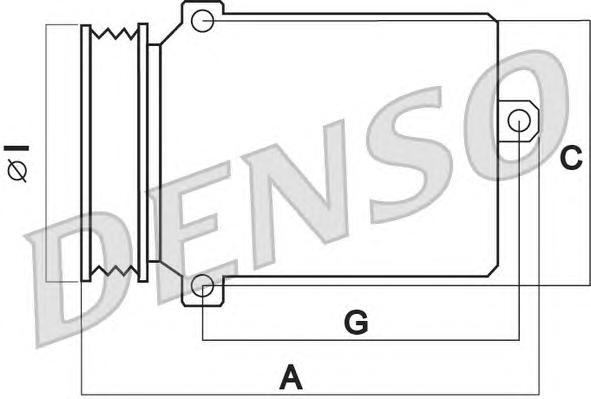 

Компрессор кондиционера Denso DCP17104