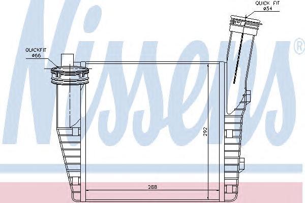 

Интеркулер Nissens 96611