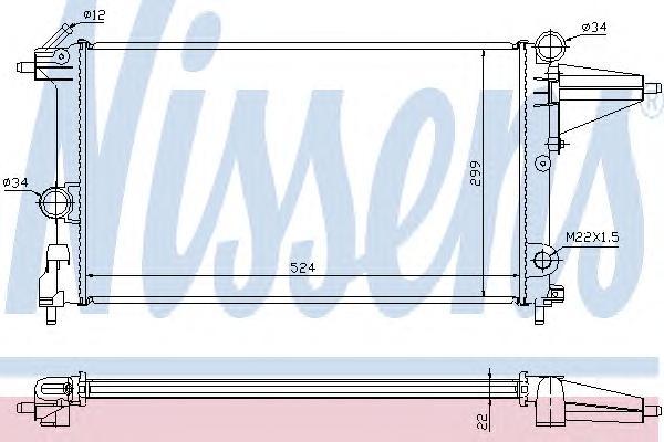 

Радиатор Nissens 632231