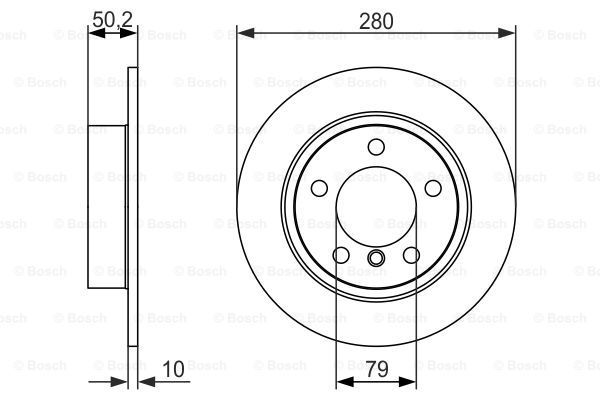 фото Тормозной диск bosch 0986479728