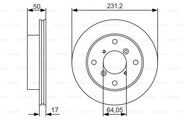 фото Тормозной диск bosch 0986479r96