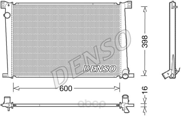 

Радиатор охлаждения двигателя Denso DRM05007