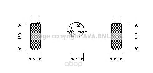 

Осушитель кондиционера Ava для Hyundai Accent, Solaris 1.4/1.6 10- HYD001