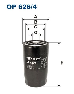 фото Фильтр масляный filtron op626/4