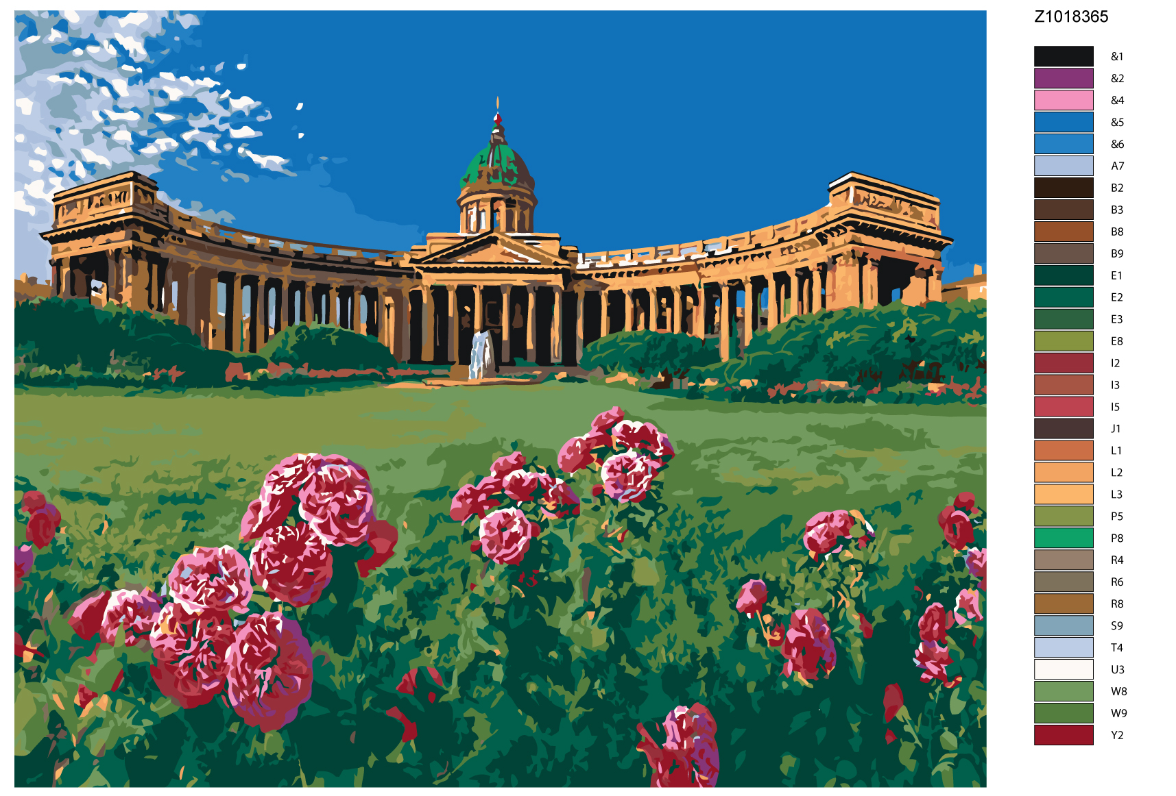 

Картина по номерам, 40 x 50, Z-Z1018365, Z-Z1018365