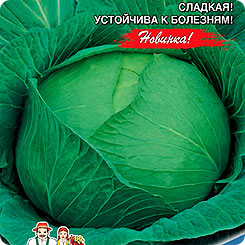 

Семена Капуста белокочанная Северянка F1, 0,15 г, Уральский дачник, 217659