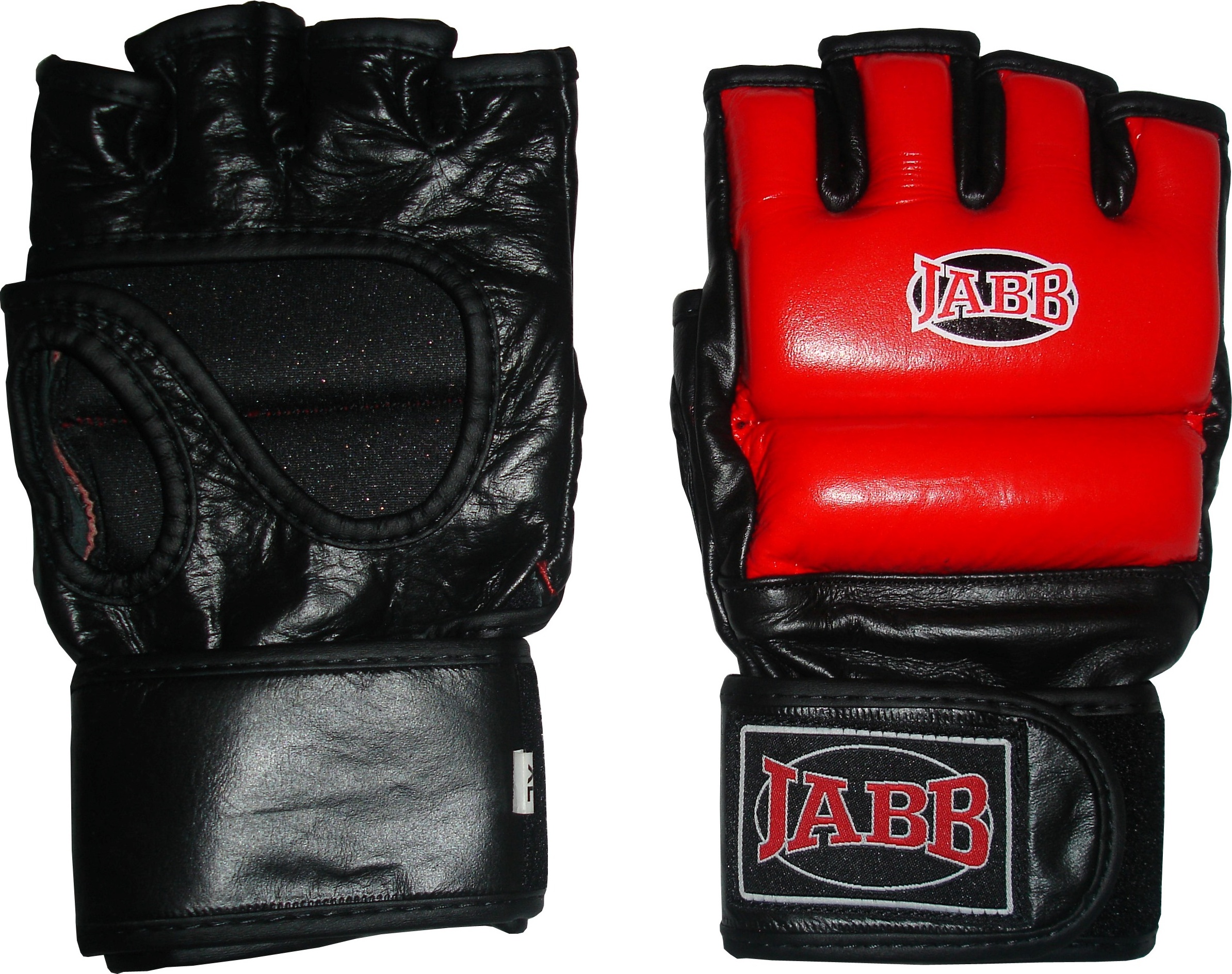 Боксерские перчатки Jabb JE-2329T черный/красный, 14 унций