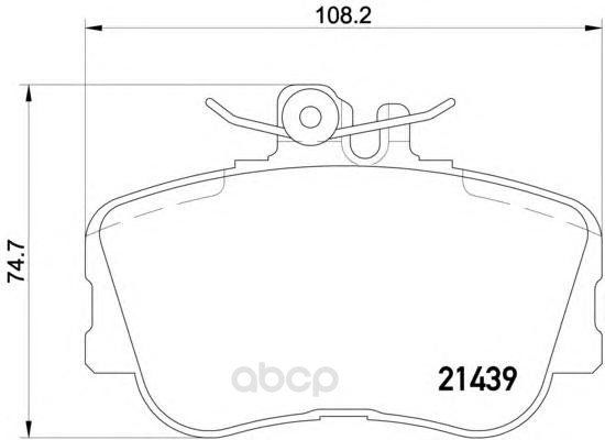 

Тормозные колодки HELLA PAGID/BEHR дисковые 8DB355018041
