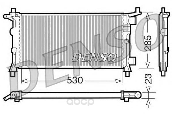 

Радиатор 530x285 Denso DRM20041