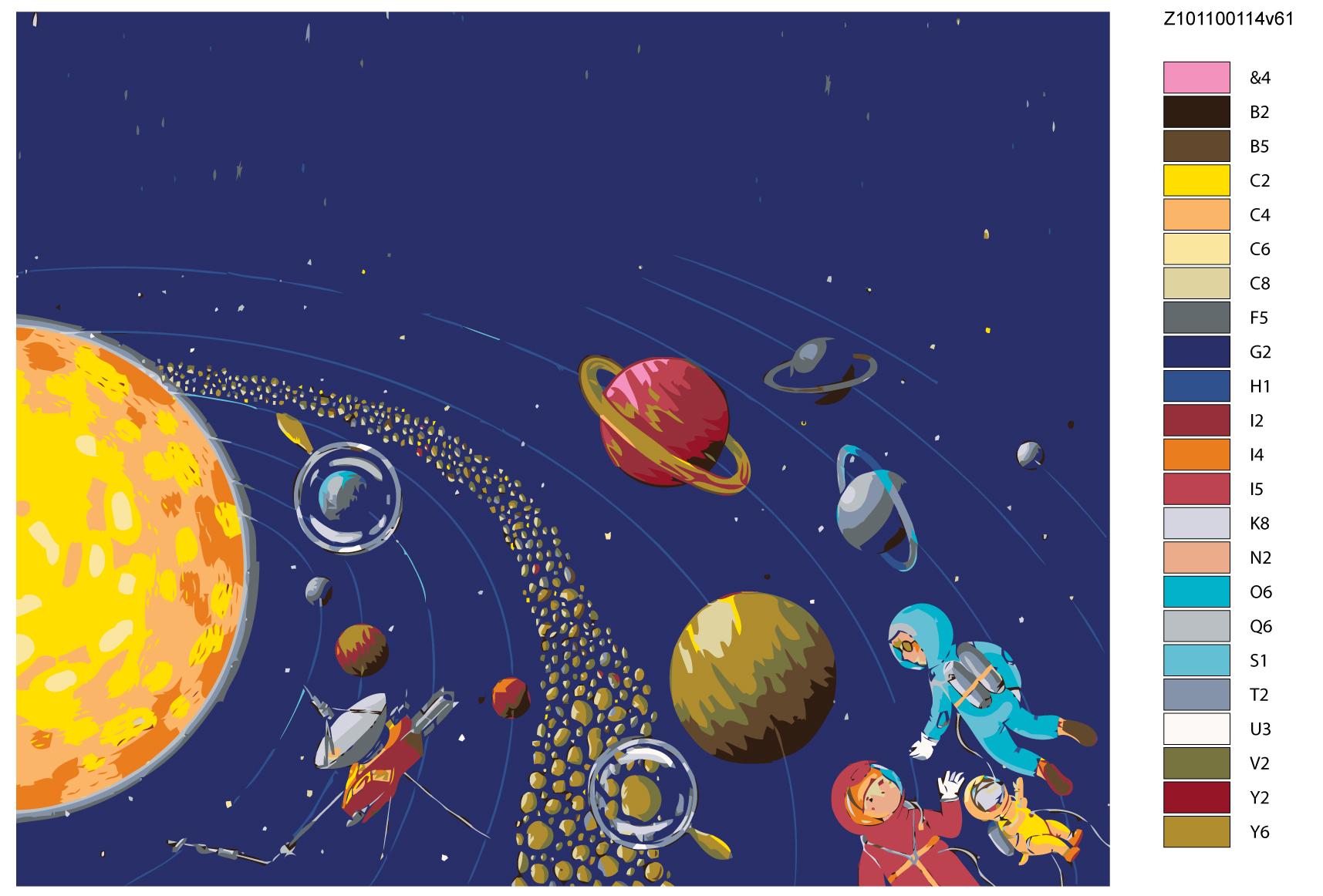 

Картина по номерам, 40 x 50, Z101100114v61, Z101100114v61