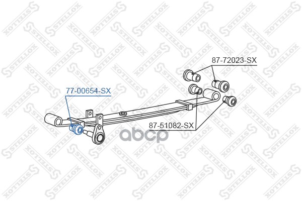 

Сайлентблок Stellox 7700654SX