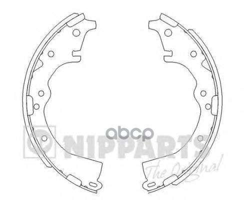 

Комплект тормозных колодок NIPPARTS J3502022