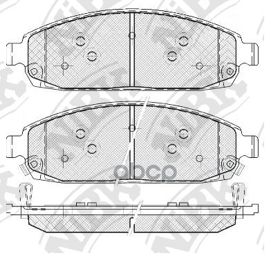 

Комплект тормозных колодок NiBK PN8491