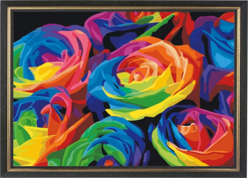 

Алмазная картина Color Kit Розы