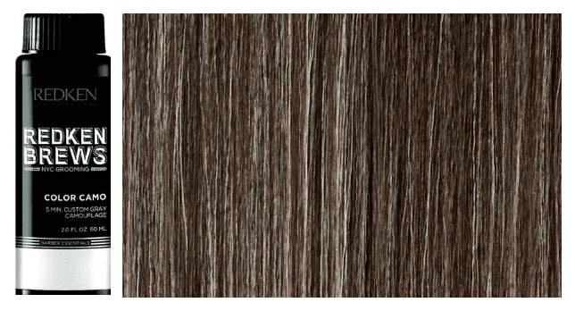 Краска для волос Redken Brews Color Camo 5N Средний натуральный комуфляж седины color camo p1485400 5744 5n средний натуральный 60 мл