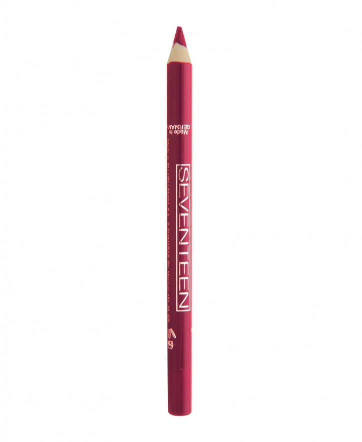 фото Карандаш для губ seventeen "super smooth w/p lip liner т.09 фуксия