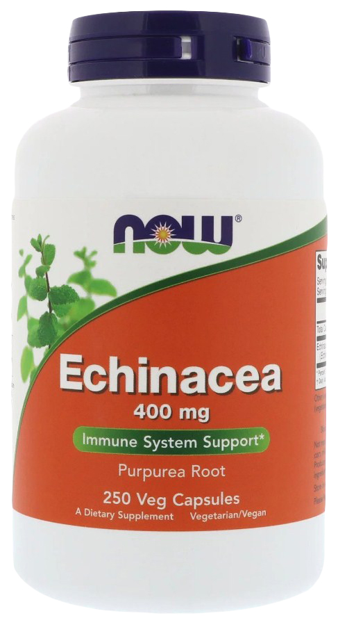 Купить Добавка для иммунитета NOW Echinacea Root 250 капс. натуральный