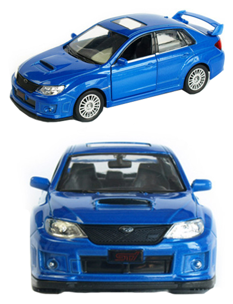 

Коллекционная модель Uni-Fortune Subaru WRX STI в ассортименте, Красный;синий