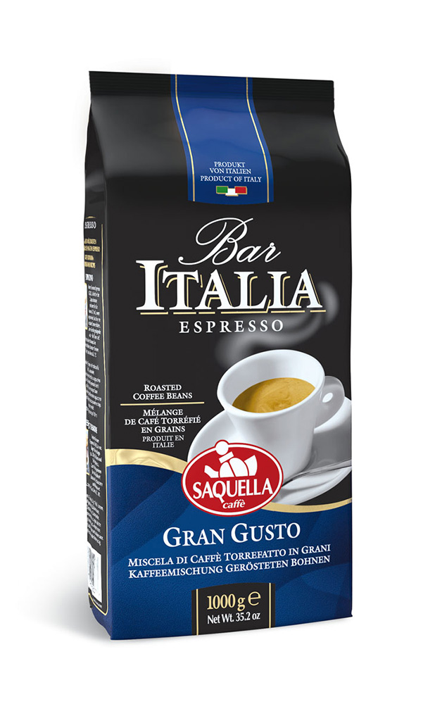 Кофе зерновой Saquella bar Italia Gran Gusto 1 кг