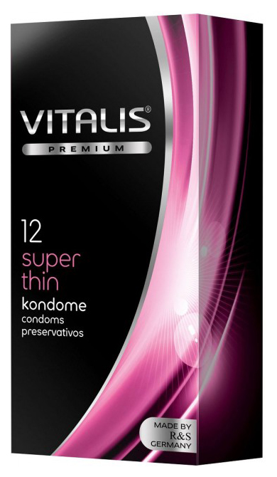 Презервативы Vitalis premium super thin 12 шт.
