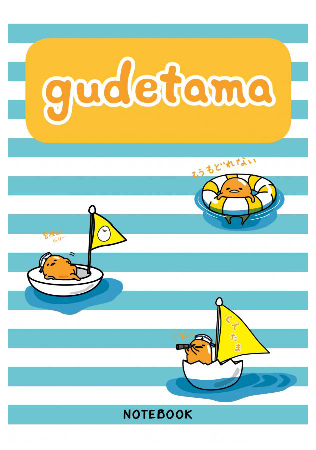

Блокнот Эксмо Gudetama с грустным желтком полоска 978-5-04-100378-4