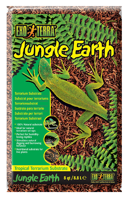 

Субстрат для террариума Exo Terra Jungle Earth, Земля тропического леса, 8,8 л, Jungle Earth PT2762