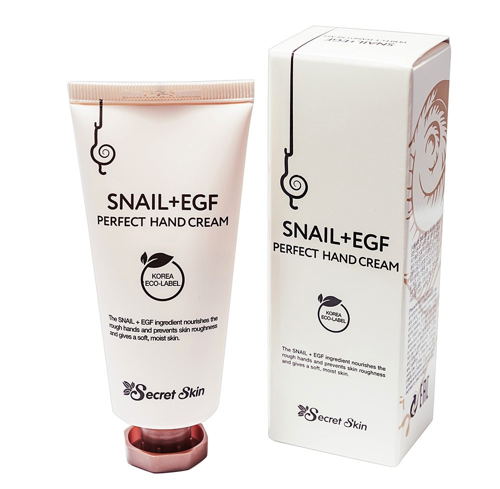 Крем для рук с экстрактом улитки SECRETSKIN SNAIL+EGF PERFECT HAND CREAM 20гр