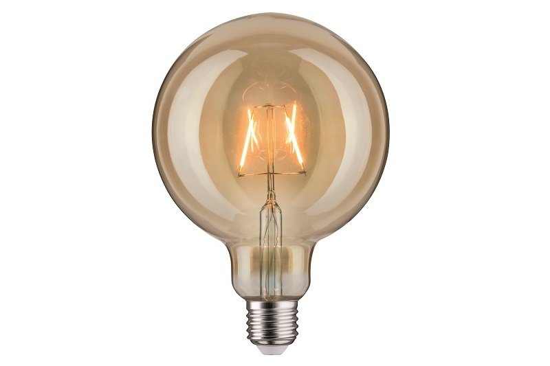 фото Лампа led vintage globe125 2,5w e27 gold 1700k 28401 paulmann