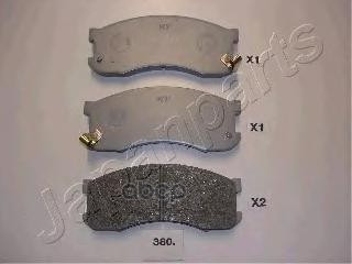 

Тормозные колодки Japanparts PA380AF