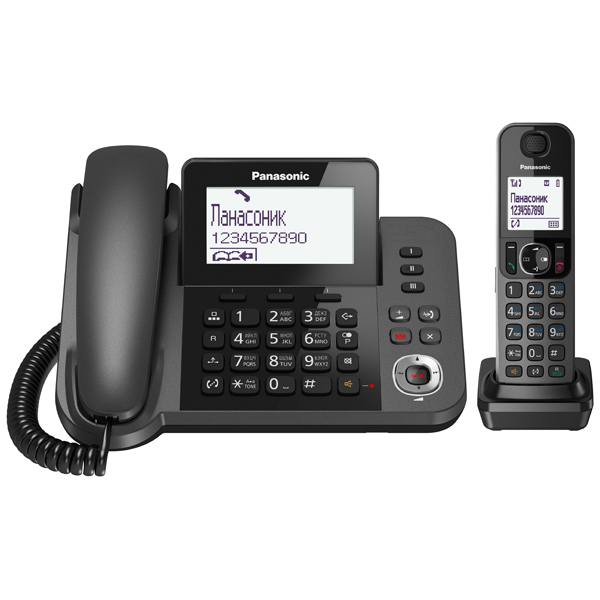 DECT телефон Panasonic KX-TGF320RUM черный
