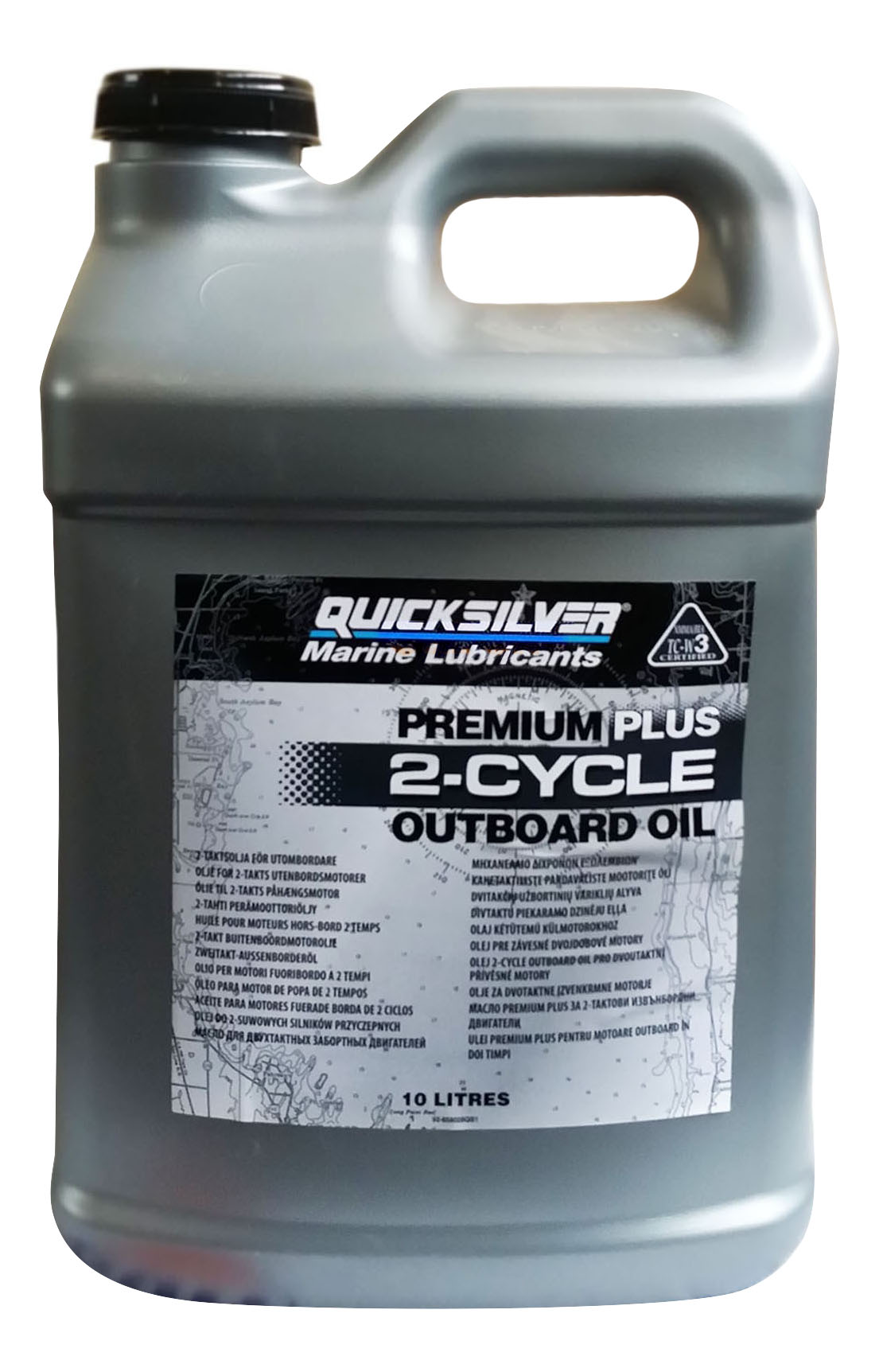 Моторное масло Quicksilver Premium Plus 2-Cycle Outboard Oil 5W30 10л