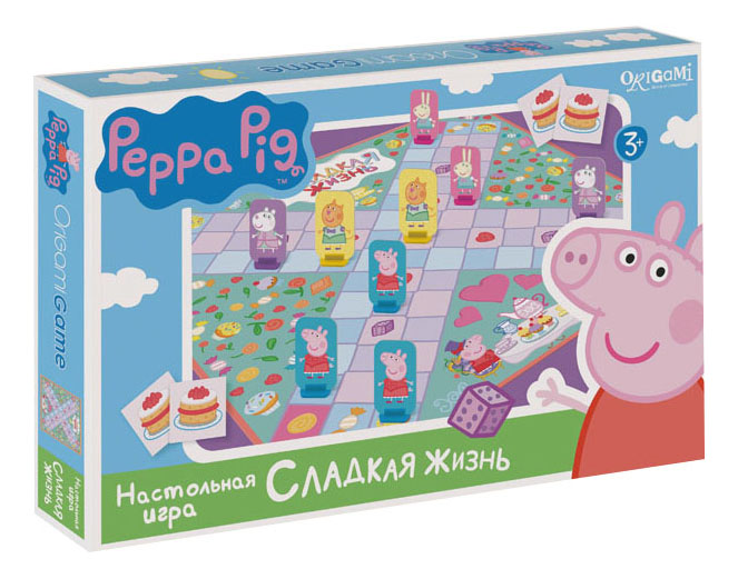 фото Семейная настольная игра origami peppa pig сладкая жизнь