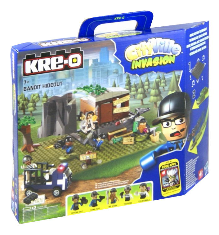 Кре где. Конструктор Hasbro kre-o CITYVILLE a6672 укрытие бандита. Kre o CITYVILLE. Конструктор Хасбро СИТИВИЛЬ. Kre-o CITYVILLE Invasion.