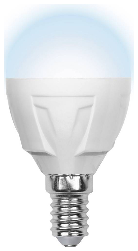 фото Лампа светодиодная (09455) e14 6w 4500k шар матовый led-g45-6w/nw/e14/fr/s volpe