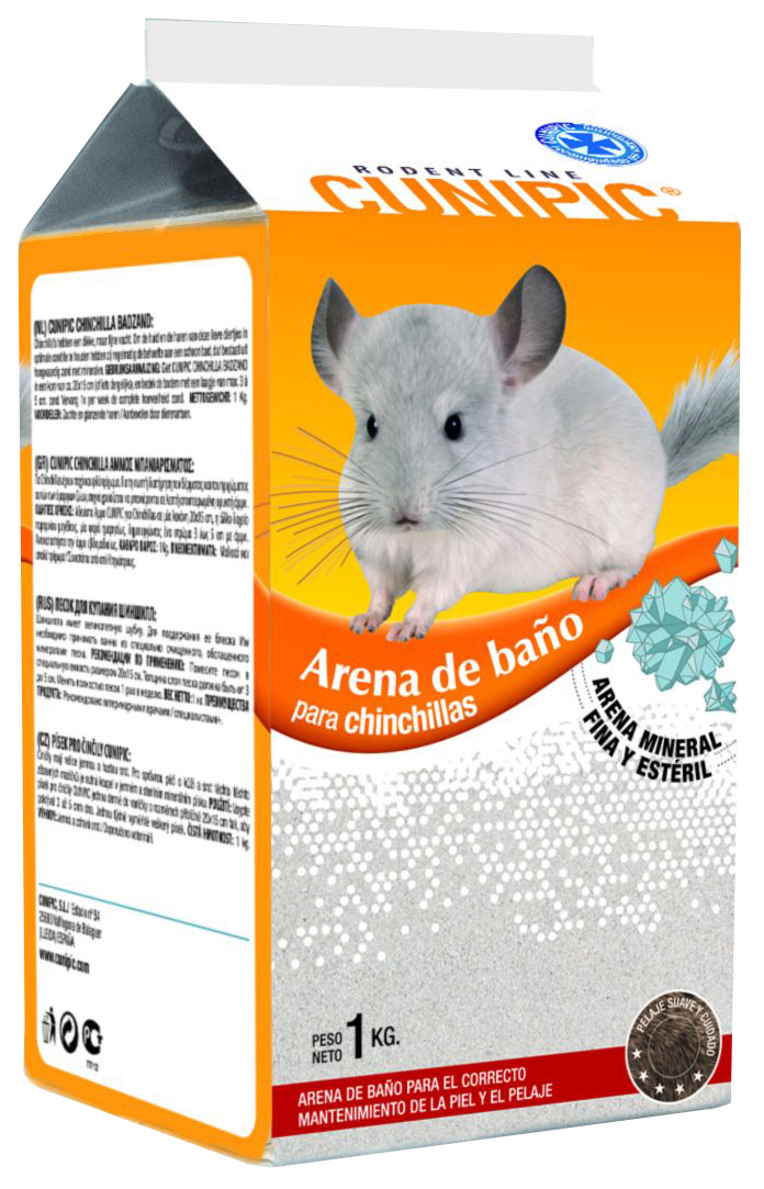 

Песок для купания шиншилл Cunipic Bathing Sand for Chinchillas 1 кг, л, Bathing Sand for Chinchillas