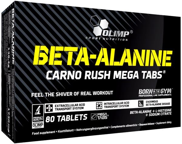 Beta-Alanine Carno Rush Mega Tabs Olimp, 80 таблеток