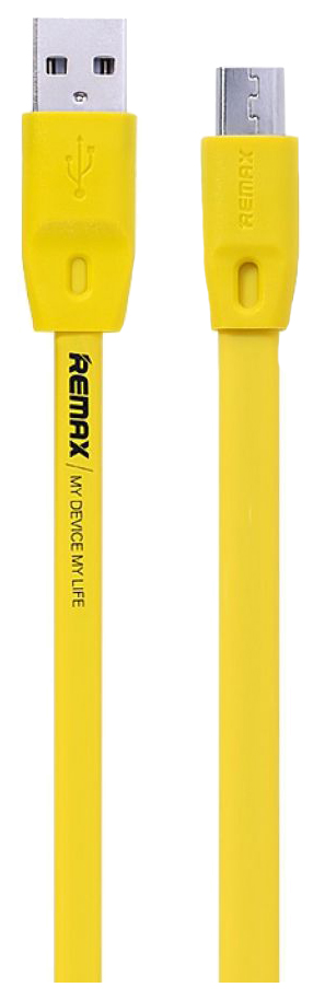 фото Кабель remax rc-001m microusb 2м yellow