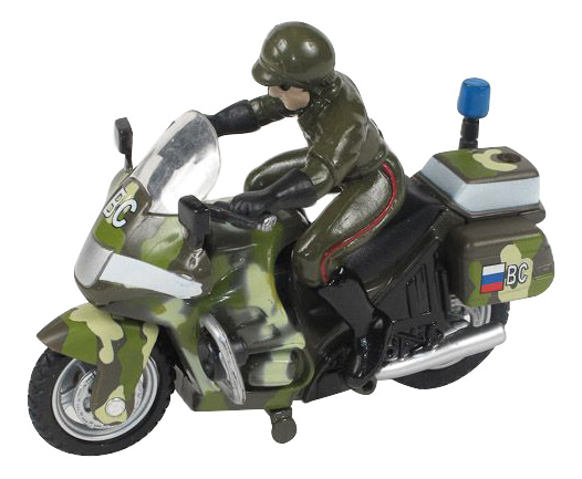 фото Игровой набор технопарк мотоцикл военный с фигуркой