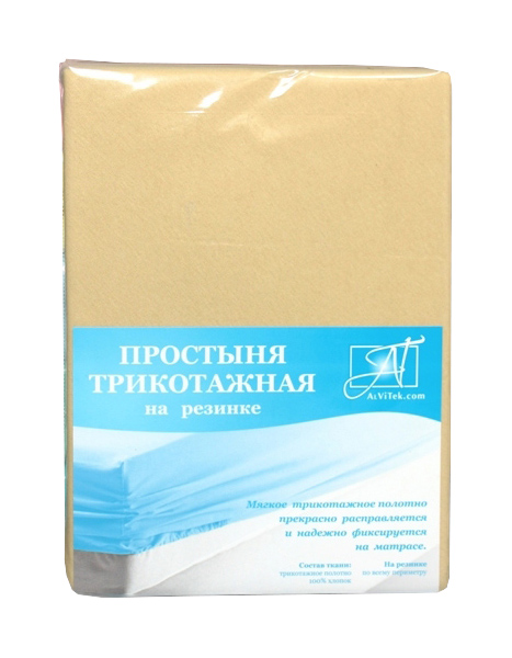фото Простыня альвитек птр-беж-090 бежевый