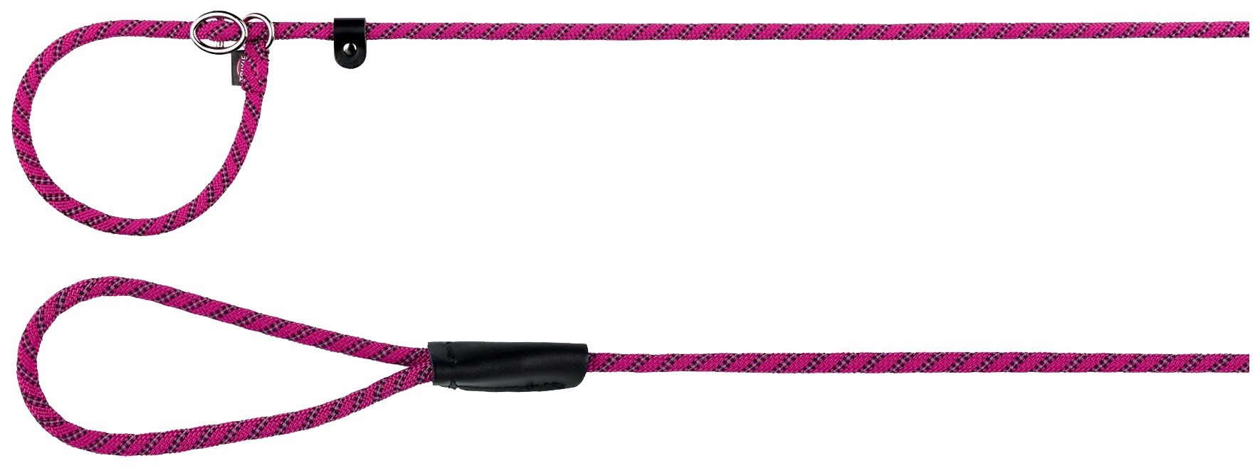 фото Поводок-удавка для собак trixie sporty rope m, фуксия