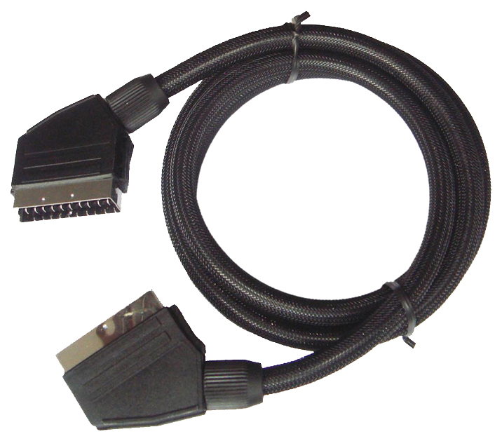 фото Кабель supra scart - scart 3м black (ssd-3n)