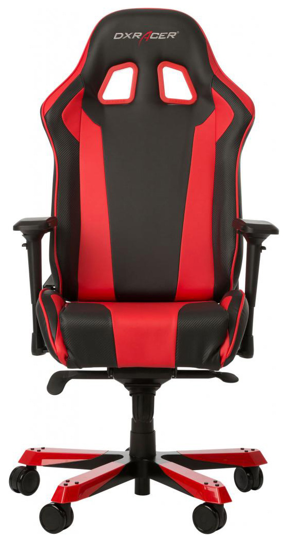 фото Игровое кресло dxracer king oh/ks06/nr, красный/черный