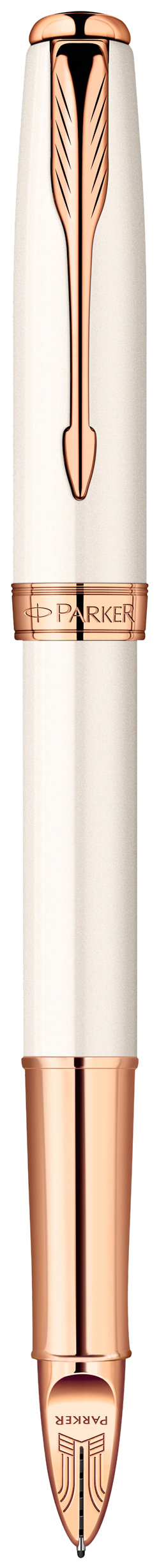 

Ручка Parker Sonnet Pearl PGT 5th пишущий узел F BL