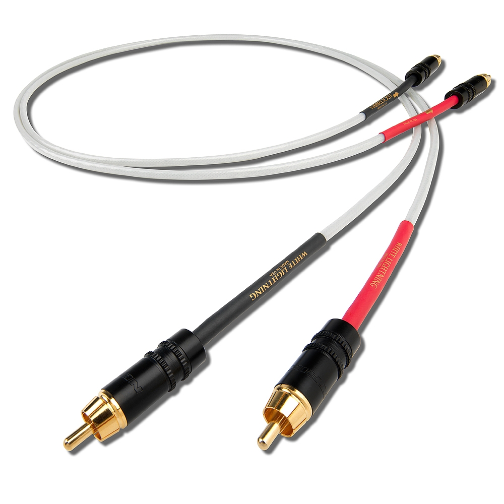 фото Кабель nordost white lightning 2rca - 2rca 1м white