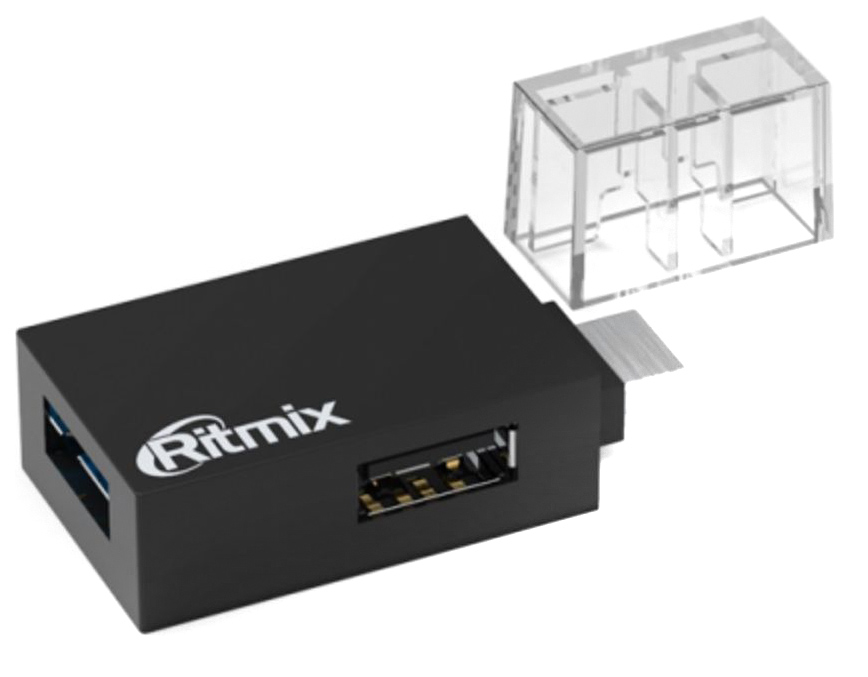 

Разветвитель USB RITMIX CR-3391 Black, CR-3391