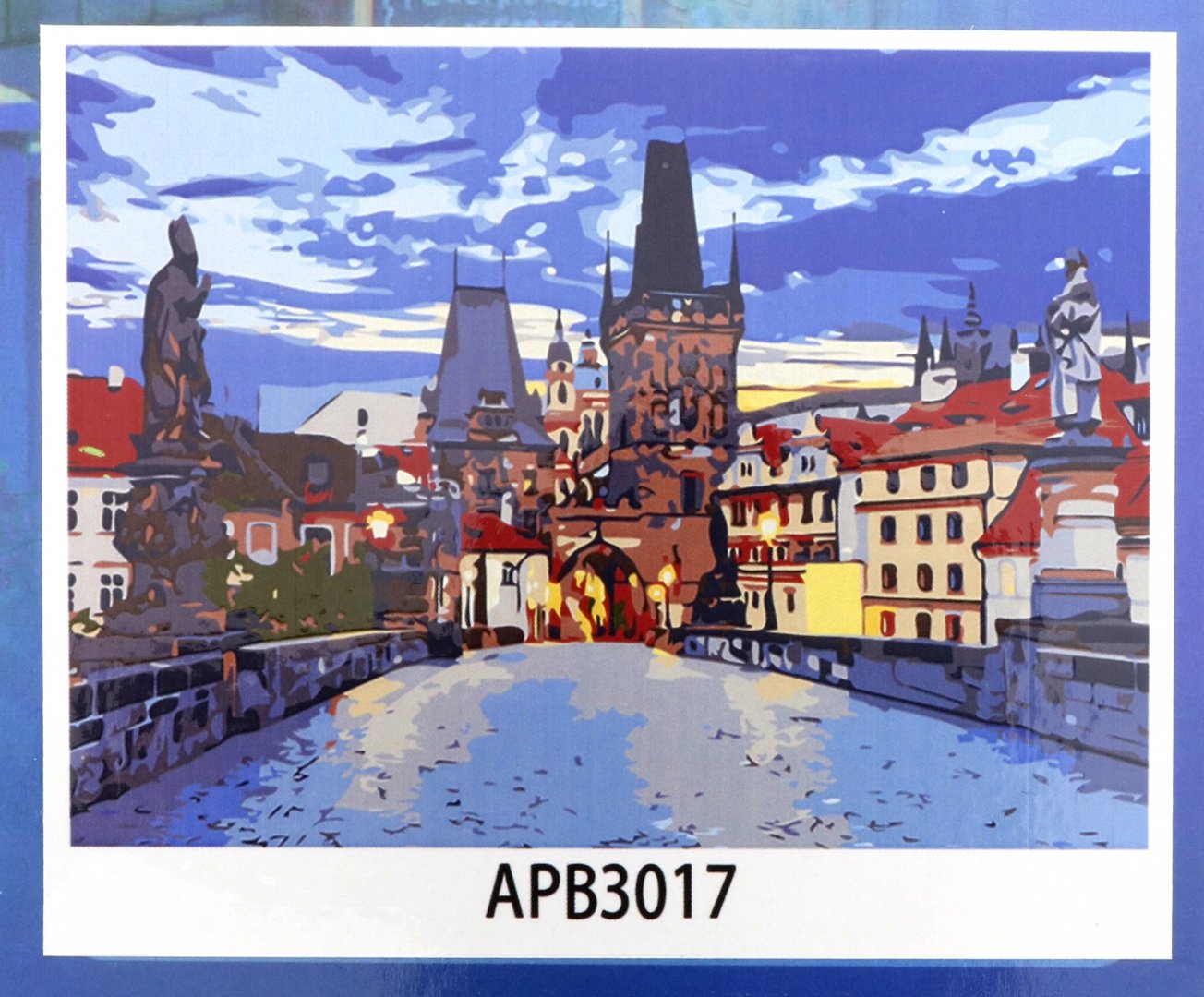 

Холст с красками "Палитра. Рисование по номерам. Вечерняя мостовая", 30х40 см, Палитра рисование вечерняя мостовая
